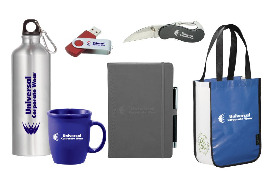 Examples of Promotional Products Provided by Universal Corporate Wear