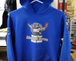 Hoodie design for Mount Pearl AtoMC Force