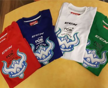 Paradise Warriors practice jerseys in a variety of colours.